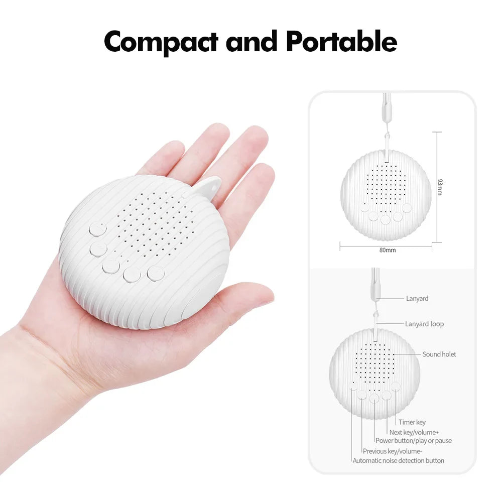 SleepEase – Rest & Travel Time - White Noise Sound Machine for Babies