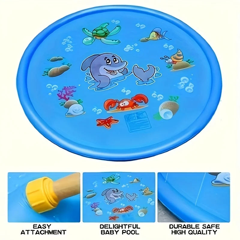 Water Fun Pad™ – Summer Party Lawn - Fountain Water Pool