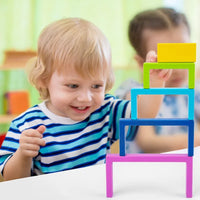 Thumbnail for Woods™ - Colorful Explorations - Rainbow Stacking Toys