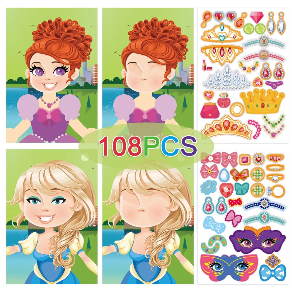 Funny Faces™ – Animal Fun & Sticky Fun - Reusable Sticker Book