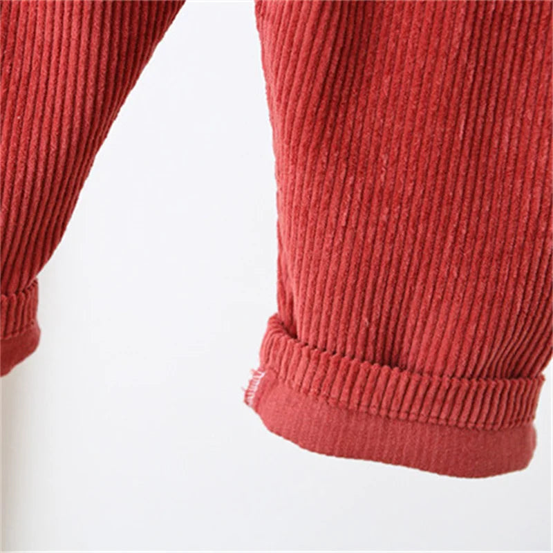 TinyTrend – Comfortable and stylish – Ribbed fabric dungarees