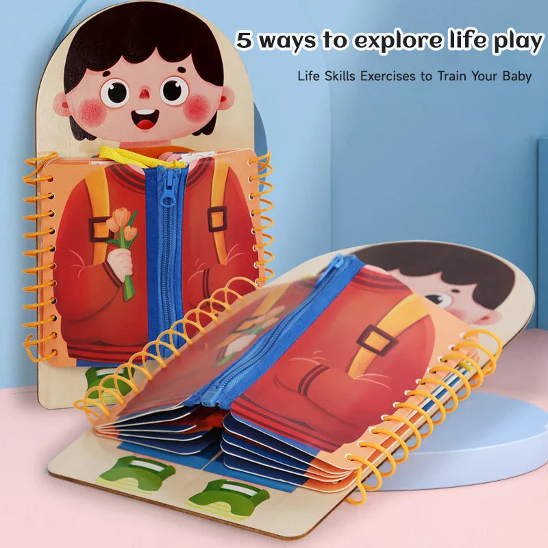 Little Helper™ - Button & Zipper - Activity Board