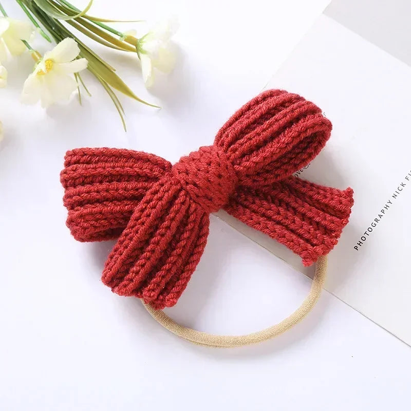 Mini Fashion™ - Bow Splendor - Knitted Hairband