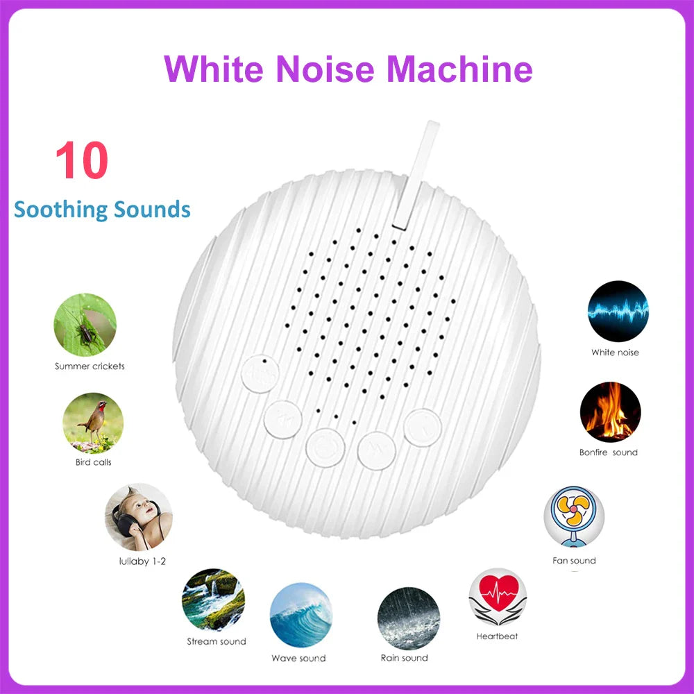 SleepEase – Rest & Travel Time - White Noise Sound Machine for Babies
