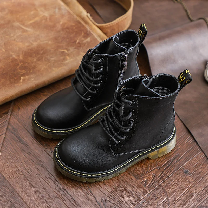 BlackLine – Strong & Comfortable – Lace-Up Combat Boots