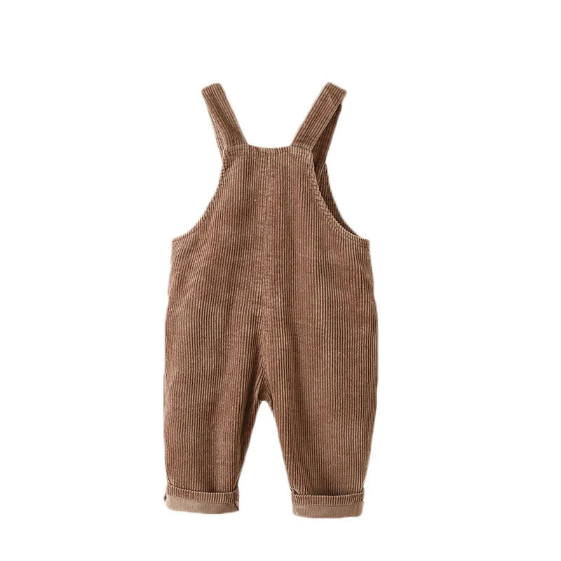 TinyTrend – Comfortable and stylish – Ribbed fabric dungarees