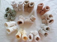 Thumbnail for Mini Fashion™ - Warm & Stylish - Knitted Baby Slippers