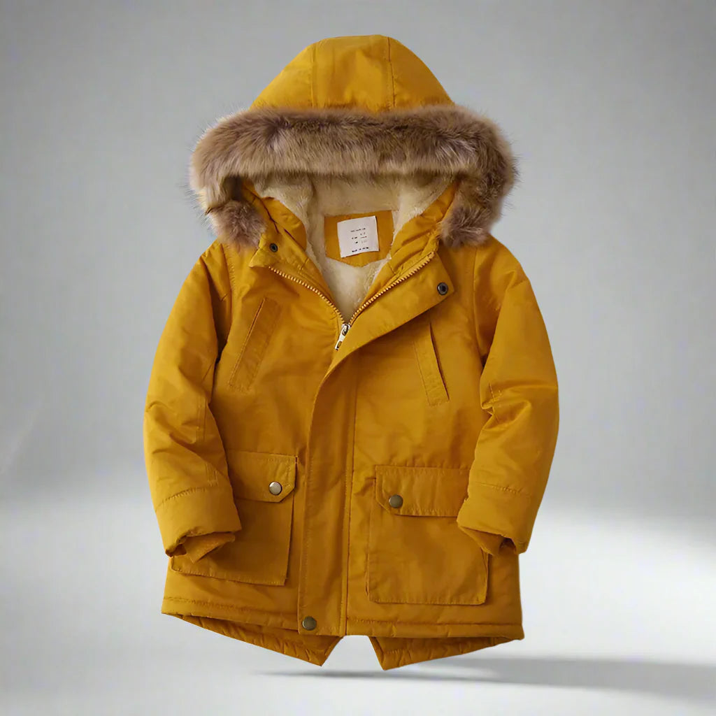 CozyTrend – Elegant & Warm – Parka Winter Coat with Fur Collar