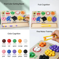 Thumbnail for Toddler Clips™ - Fruit & Shape Match - Sorting game