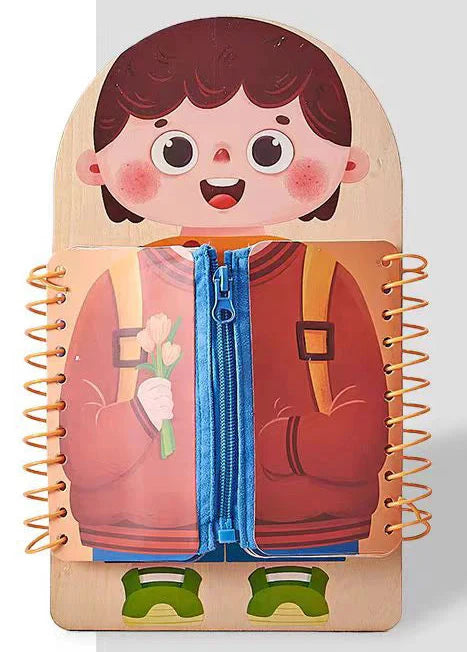 Little Helper™ - Button & Zipper - Activity Board