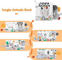 Thumbnail for Soft Sensory Book – Feeling & Discovery - Baby Booklet