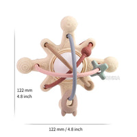 Thumbnail for Sensory Rattle Ball™ – Soft Grab Fun - Baby Silicone Teething Toys