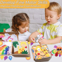 Thumbnail for Sensory Toddler Book™ – Feel & Discover - Felt Book Animals