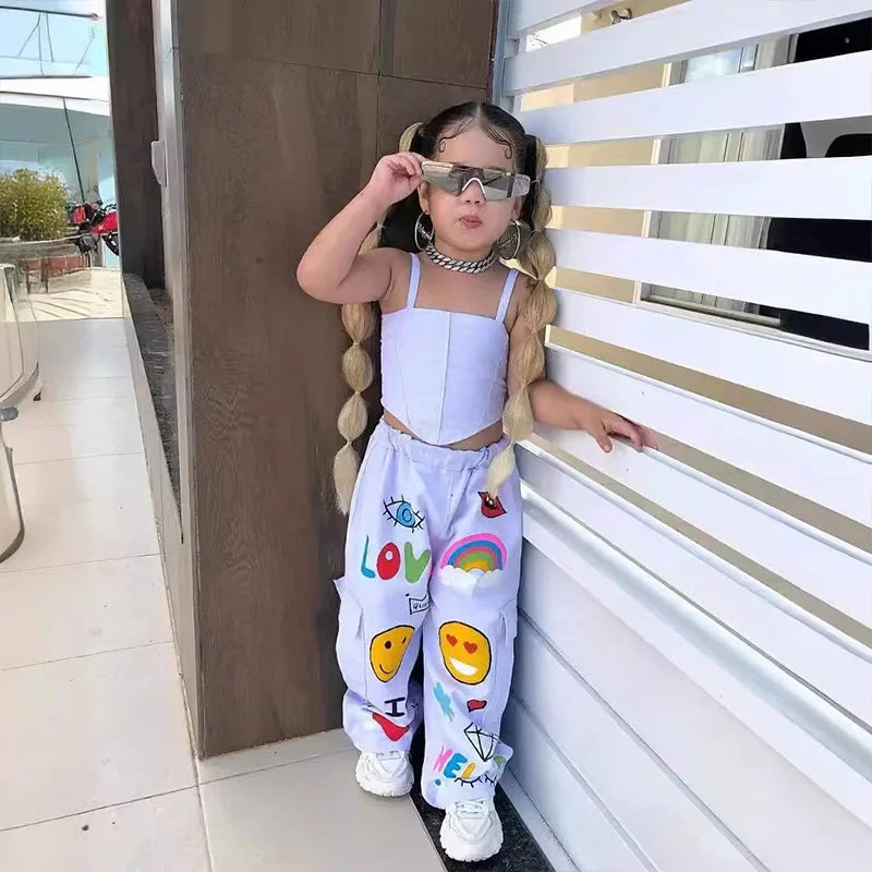 Mini Fashion™ - Kids Fashionable tank top & pants set