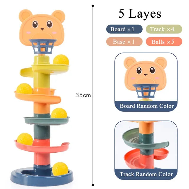 BambinoBoostโข slide and stacking play set - toy slide