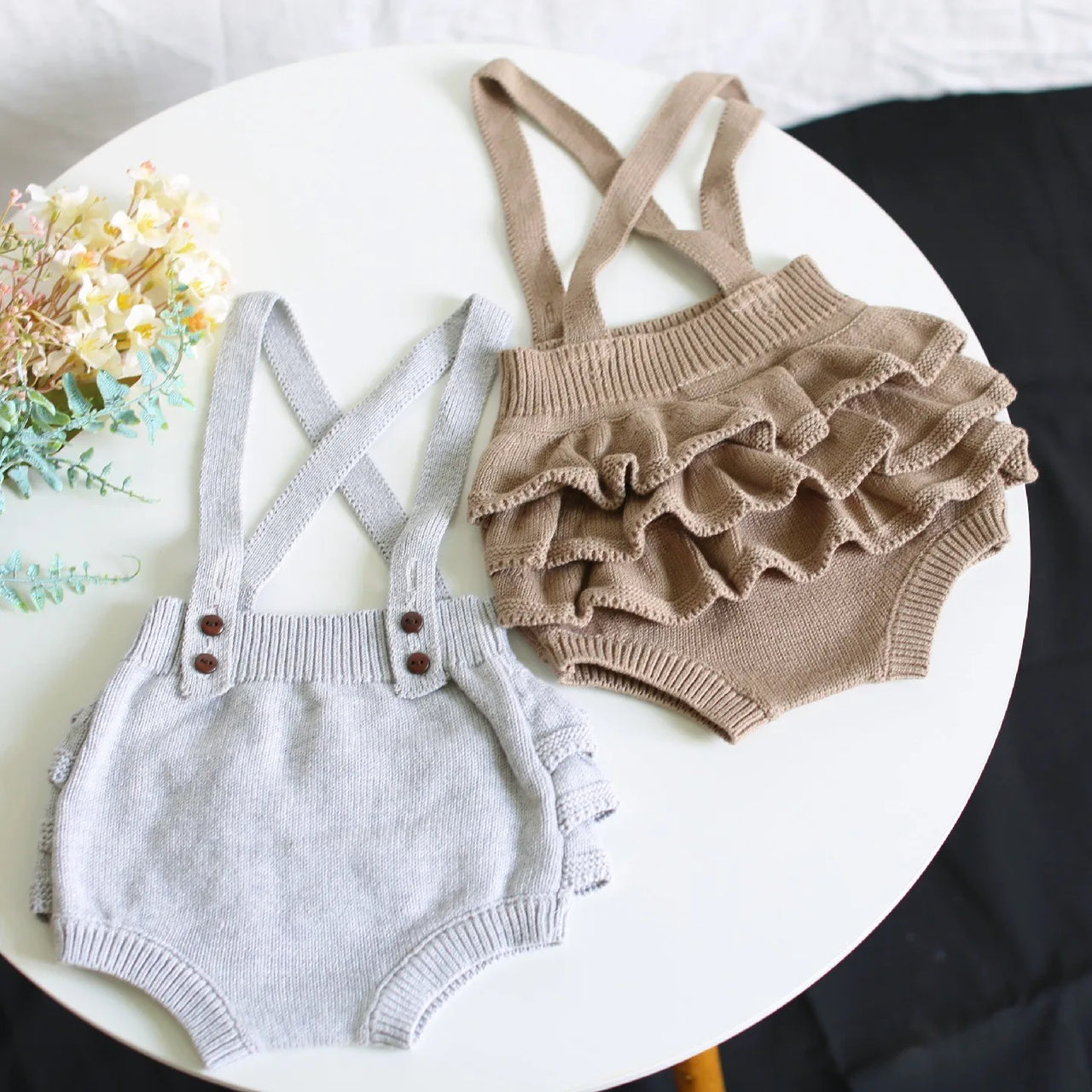 Mini Fashion™ - Cute Knitted Baby Romper