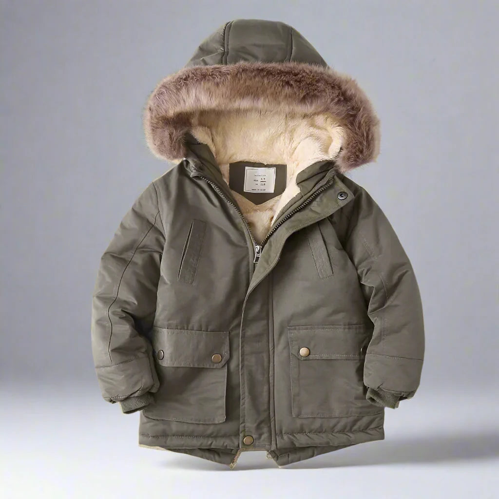 CozyTrend – Elegant & Warm – Parka Winter Coat with Fur Collar