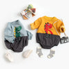 Mini Fashion – Soft Fleece Onesie with Dino Print