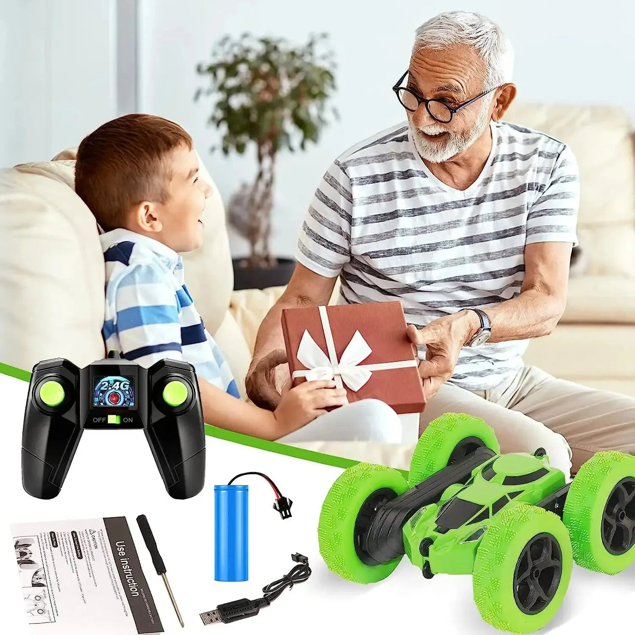 Flip Xtreme Auto™ – Rolling and Racing – RC Stunt Car