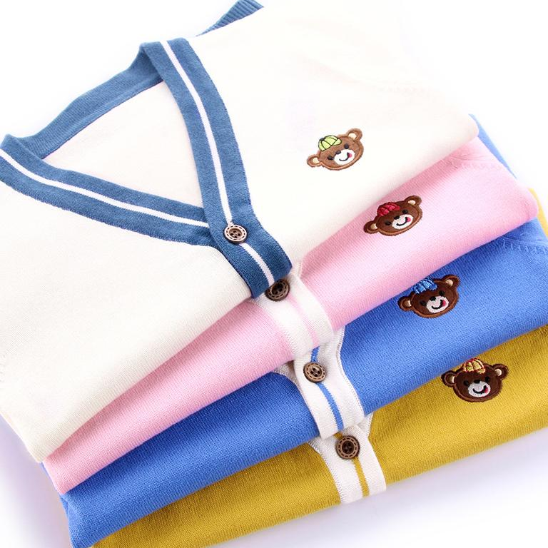 CozziWear – Warm & Trendy – Knitted Cardigan with Bears