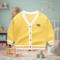 Thumbnail for CozziWear – Warm & Trendy – Knitted Cardigan with Bears