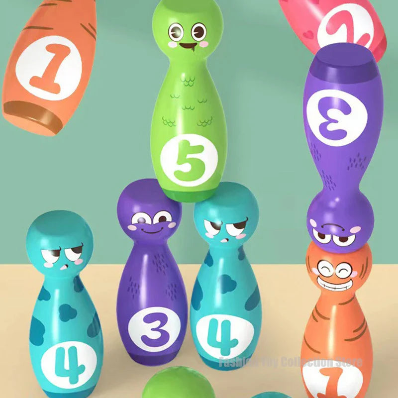 Bowling Game Set - Colorful & Fun - Toy Bowling Set