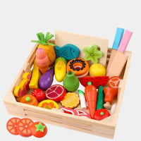 Thumbnail for MiniChef – Fun & Creative – Wooden Magnetic Kitchen Play Set