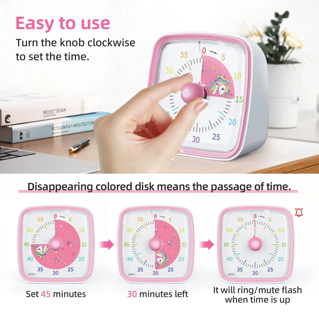 Visual Timer – Colorful & Calm – Kids timer