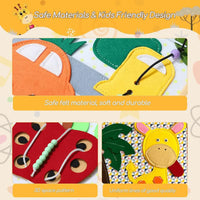 Thumbnail for Sensory Toddler Book™ – Feel & Discover - Felt Book Animals
