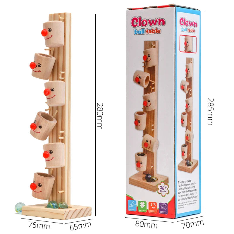 Clown Track™ – Rolling & Learning - Marble Track Toys