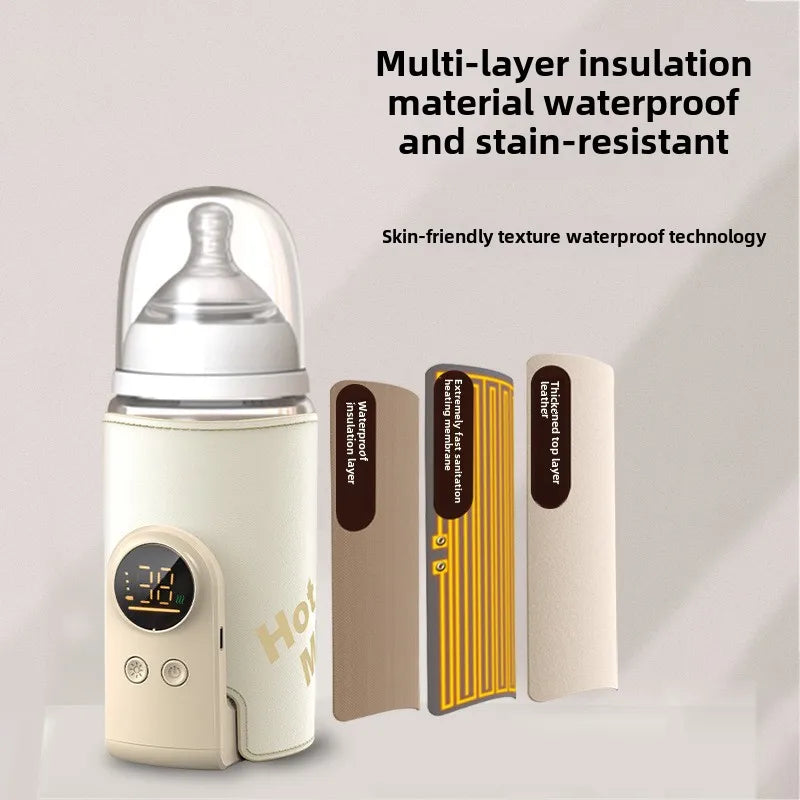 SmartBottle - Always Warm & Ready - Wireless rechargeable milk warmer