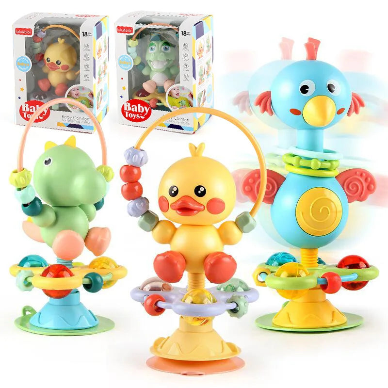 Soothing Rattle Toy™ - Sensory Baby Toy with suction cup