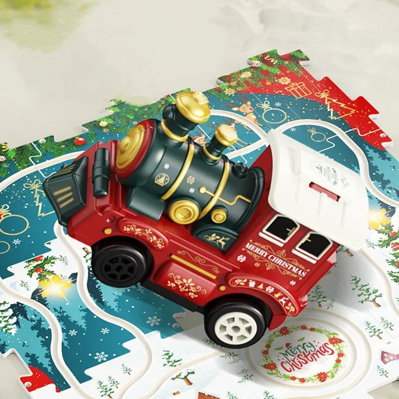 DIY Xmas Train Track™ - Build your own Christmas wonderland - Christmas Train puzzle