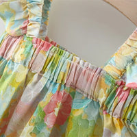Thumbnail for Mini Fashion™ - Summer Flower Chic - Summer Dress Peony print
