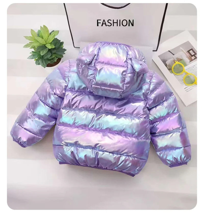 CuddleCoat  – Thick Padded Jacket with Bear Hood