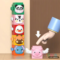 Thumbnail for StackAnimals – Fun & Educational – Animal Stacking Play Set