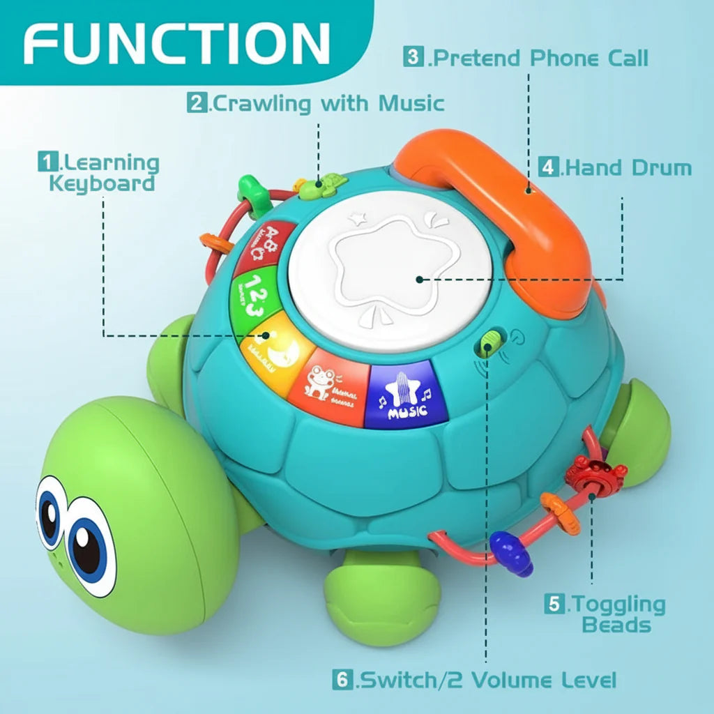 SmartTurtle – Interactive & Musical - Turtle Toy with Songs