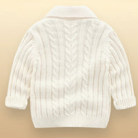 Thumbnail for CozyCub – Comfortable & Stylish – Knitted Children's Cardigan Sweater