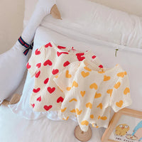 Thumbnail for Mini Fashion™ - Airy Cotton - Children's Hearts Summer Set