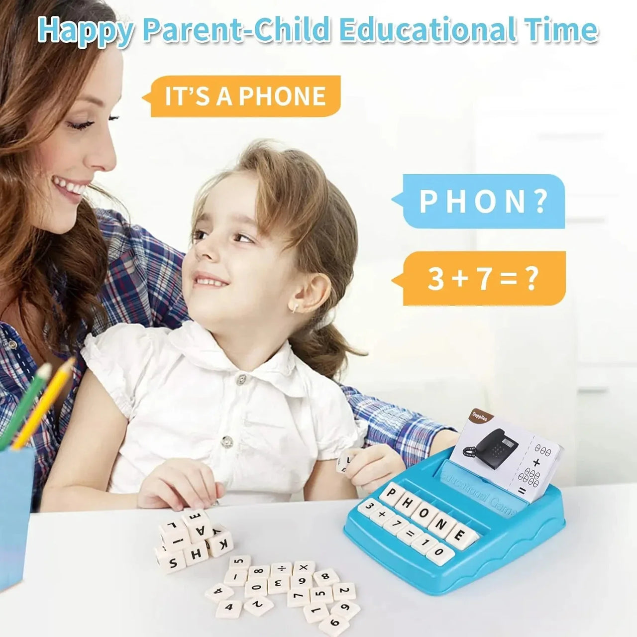 EduPlay – 2-in-1 - Learning & Play Set with Alphabet and Number Cards