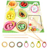 Toddler Clips™ - Fruit & Shape Match - Sorting game