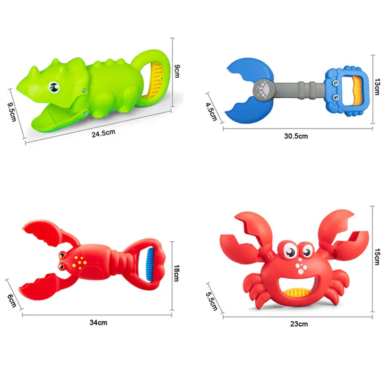 Beach Claw Toy™ – Scribble Lobster - Sand Grab Shark