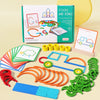 Sticks & Rings – Smart & Creative - Wooden Shapes Puzzle