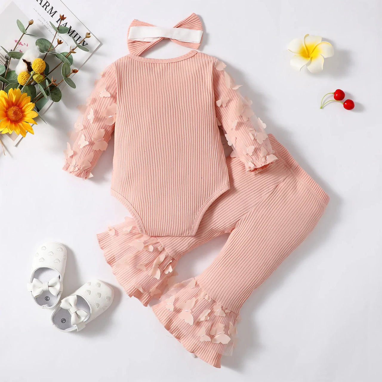 Mini Fashion™ - 'Daddy's little Girl' - Girls Romper & Pants