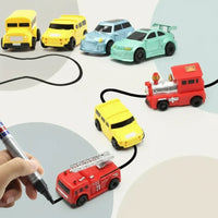Thumbnail for LineDrive – Creative & Interactive – Car with Magic Pen Steering