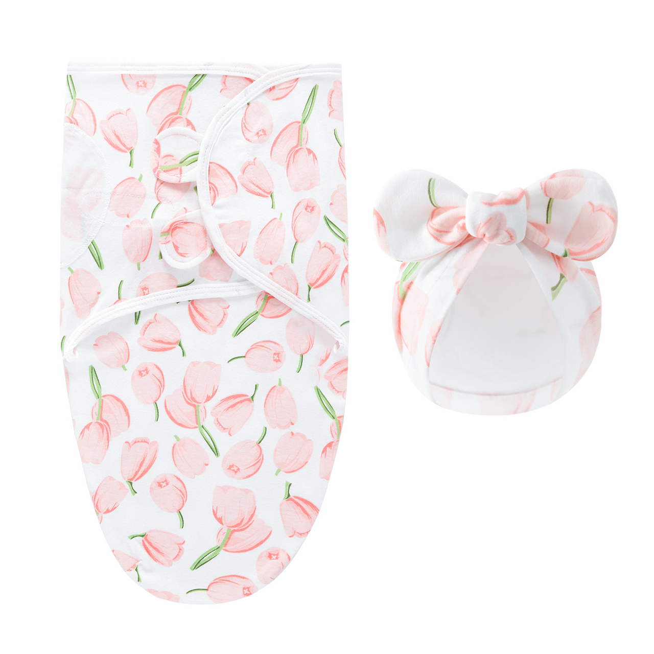 DreamNest – Peace & Comfort – Luxury Swaddle Blanket with Hat