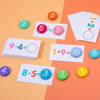 Thumbnail for Math Tokens™ - Counting & Solving - Arithmetic Cards Children