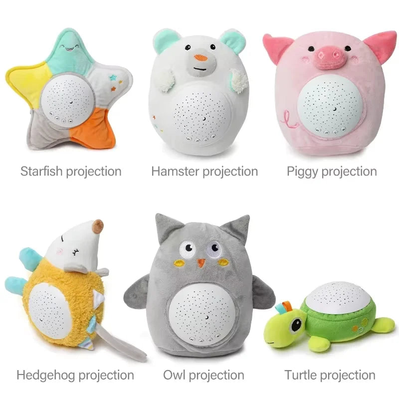 StarPlush – Soft & Soothing – Cuddly Toy with Night Light Projector
