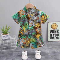 Thumbnail for Mini Fashion™ - Fresh & Cheerful - Flowers Boys Set