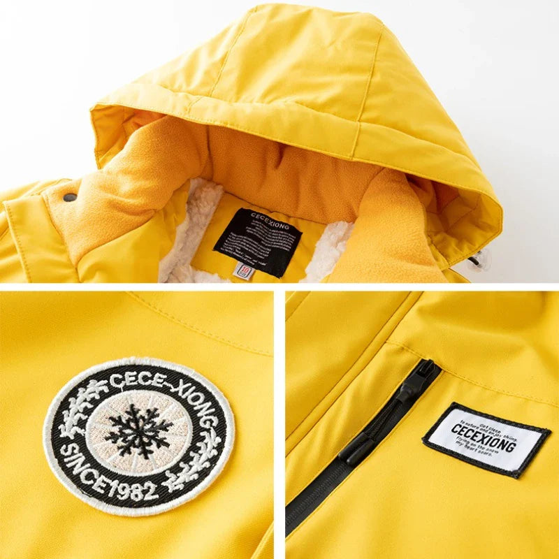 GlacierFit – Breathable & Protective Waterproof – Ski Suit with Fleece Lining